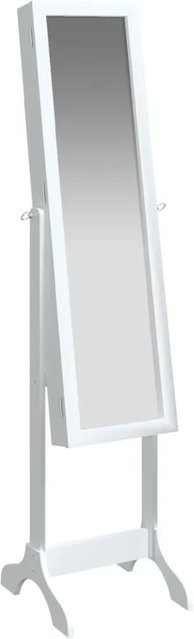 vidaXL Standspiegel Weiß B: 34 cm, T: 37 cm, H: 146 cm - Bild 1