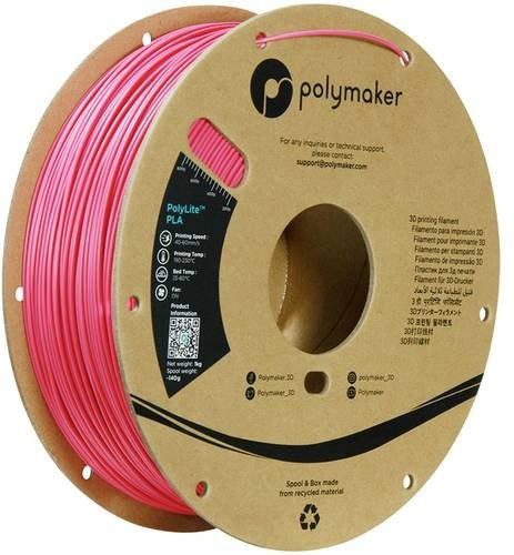 Polymaker PolyLite PLA Filament Magenta 1,75mm 1kg - Bild 1