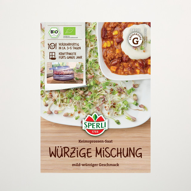 Sperli Keimsprossen Würzige Mischung Bio Saatgut - Bild 1
