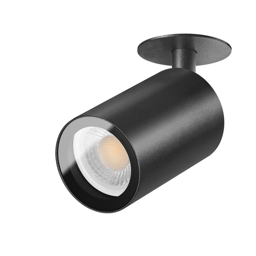 Luxvenum Einbau-Deckenleuchte SIGNATURE LED, dimmbar dimm2warm 1800-3000K, IP44, 7W, 95 CRI, 60° Reflektor, Aluminium, Schwarz oder Weiß - Bild 1