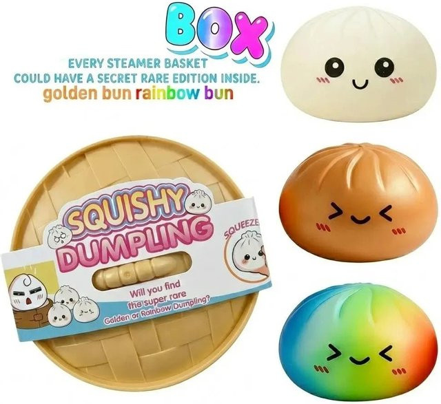 Bandai Dampfbrötchen Squishy Spielzeug, blau - Bild 1