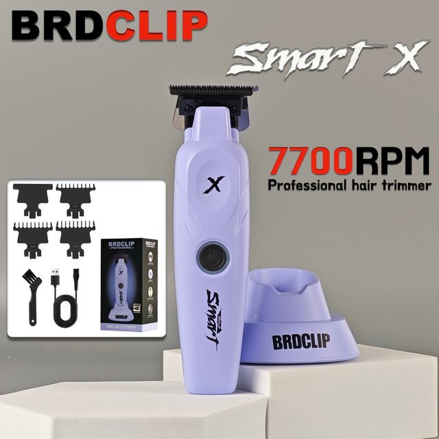 Professioneller Haarschneider BRDCLIP für Männer in Purple mit DLC-Klinge und 1200 mAh Akku - Bild 1