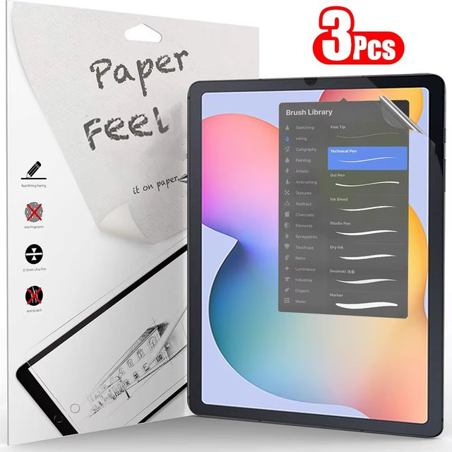 3er-Pack Papier-Displayfolie Matte Screen Protector für Xiaomi Redmi Pad 10,6, 12,1, Mi Pad 6, 5 Pro 11in, 6s Pro 12,4 Tablet - Bild 1