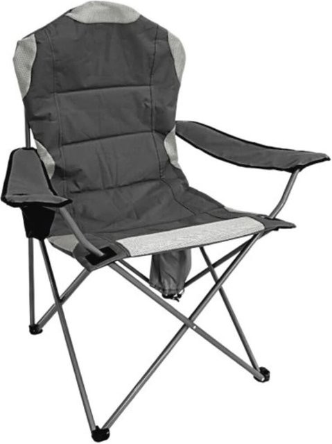 Greemotion Klappstuhl in Grau inklusive Tragetasche für Camping, Festival und Angeln - Bild 1