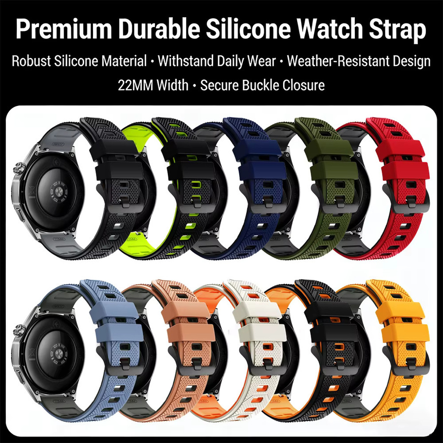 Huawei Uhrenarmband Silikon, 22 mm - Bild 3