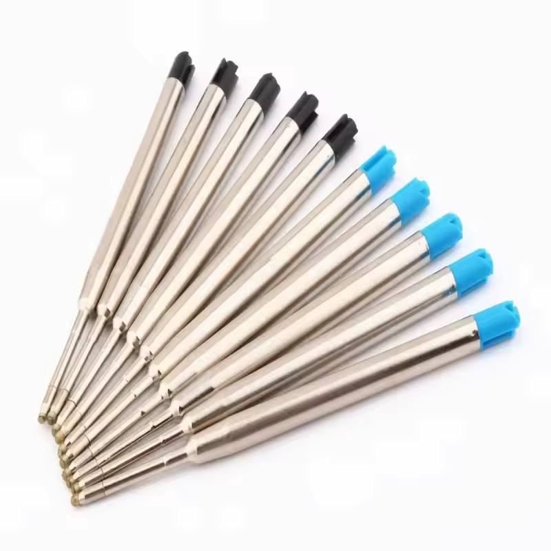 Kugelschreiberminen für Parker-Stifte mit mittlerer Spitze in Blau und Schwarz, 10 cm Länge - Bild 2