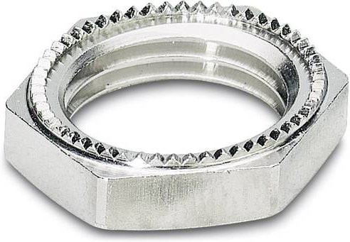 Phoenix Contact 1440151 Sensor-Aktor-Steckverbinder M12 EMV-Mutter unkonfektioniert, Silber, 10 Stück - Bild 1