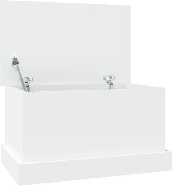 vidaXL Aufbewahrungsbox Weiß aus Holzwerkstoff B/H/T: 50 x 28 x 30 cm - Bild 1