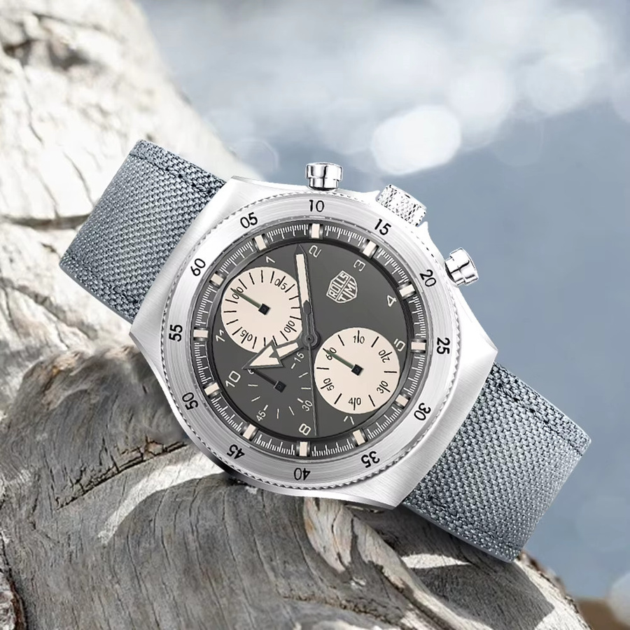 RollsTimi Chronograph, Quarz, Edelstahl, Bicolor, Saphirglas, Herren - Bild 2