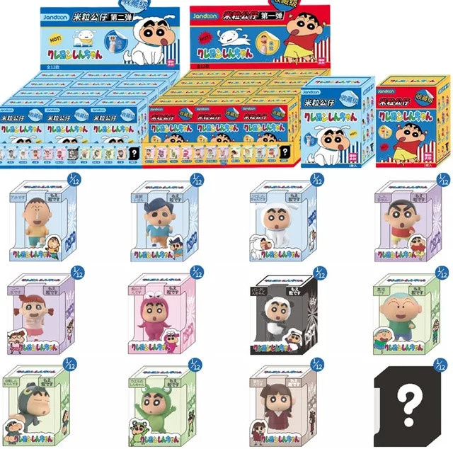 Jandoon Crayon Shin Chan Blind Box Mini Actionfiguren Multicolor aus Kunststoff für Kinder - Bild 1