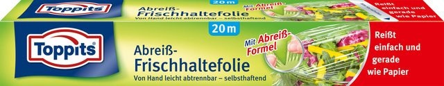Toppits Frischhaltefolie transparent, 20 Meter, Breite: 29 cm - Bild 1