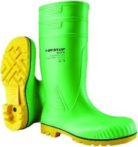 Dunlop Acifort HazGuard Sicherheitsschuhe S5 in Grün und Beige, Größe 46 - Bild 1