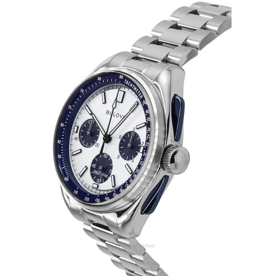 Bulova Chronograph, Quarz, Edelstahl, 44 mm, Herren - Bild 4