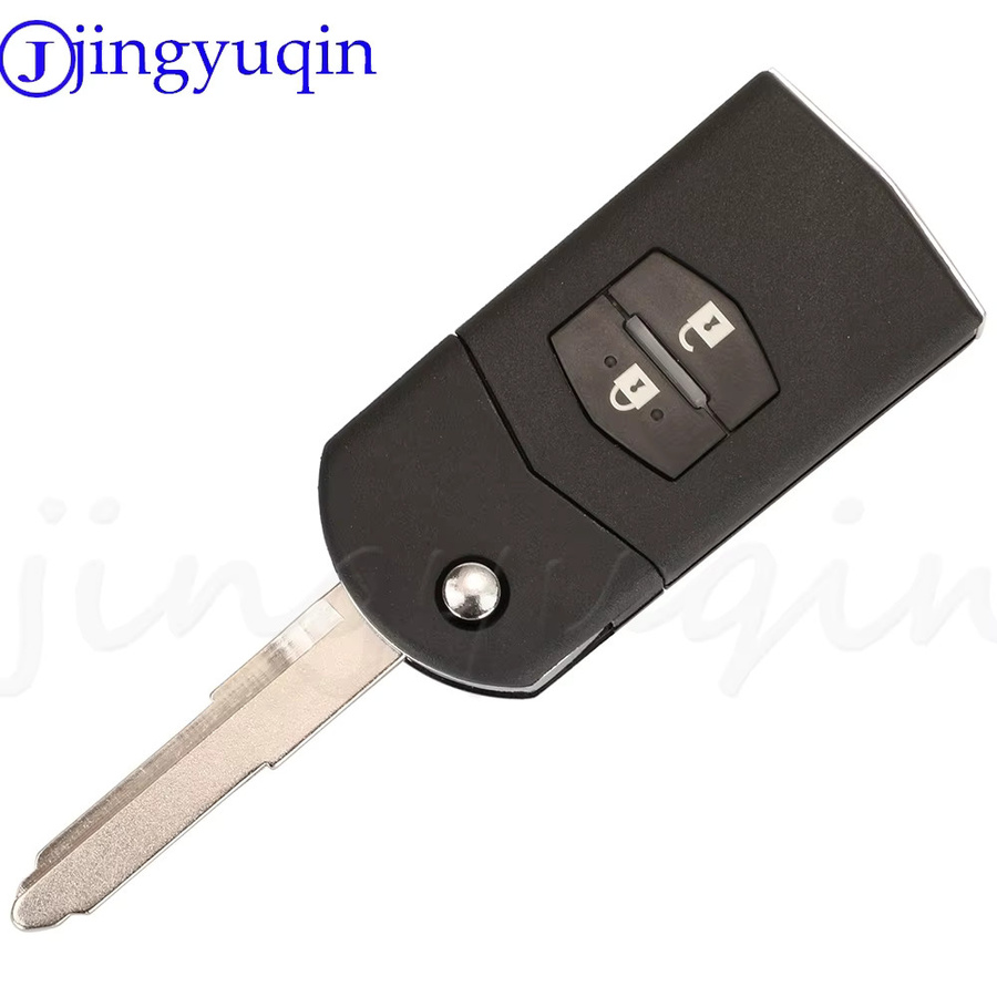 Siemens VDO Flip Auto Remote Key 434MHz 4D63 für Mazda M2 Demio M3 Axela M5 Premacy M6 Atenza in Schwarz - Bild 2
