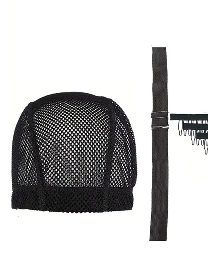 6-teilige DIY-Spitzenperückenkappen mit verstellbaren Trägern, Unisex - Bild 7