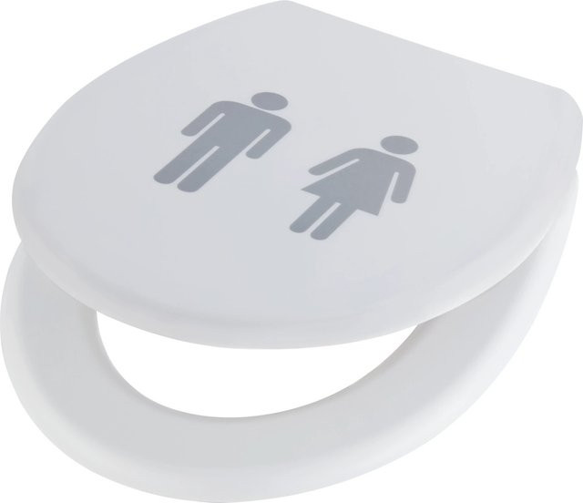 baliv WC-Sitz Balta II mit Absenkautomatik aus Duroplast in Weiß, oval mit Befestigung durch Schrauben - Bild 1