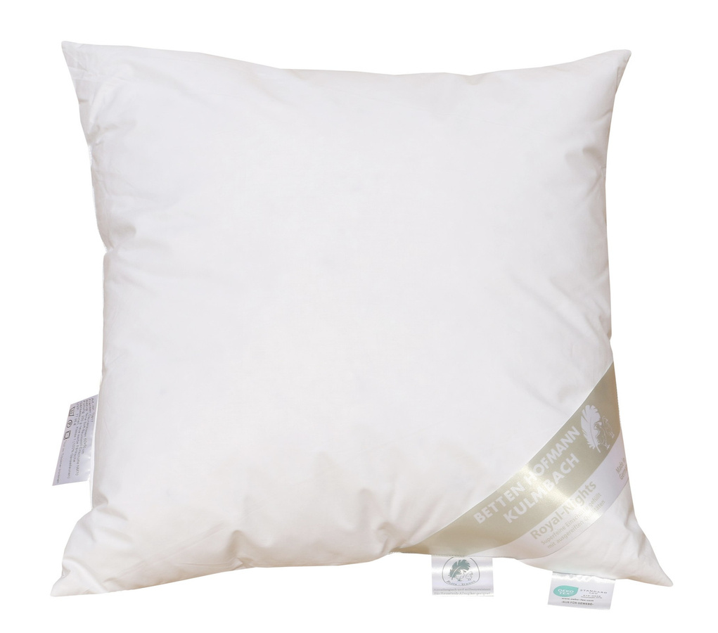 Frankenstolz Daunenkissen Kopfkissen aus 100% Daunen, Farbe: Weiß, B/T/H: 50 x 50 x 0 cm - Bild 1