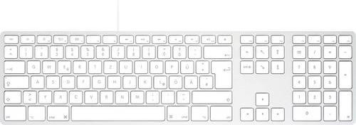 Matias Wired USB-C Keyboard für Mac, Silber, QWERTZ Deutsch, Scissor-Switch-Technologie - Bild 1