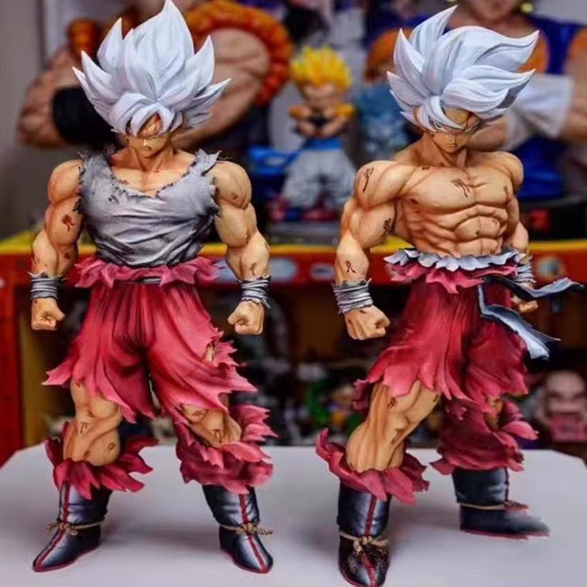 Bandai Dragon Ball Son Goku Super Saiyajin Anime Figur aus PVC, Multicolor, Höhe: 28 cm - Bild 2