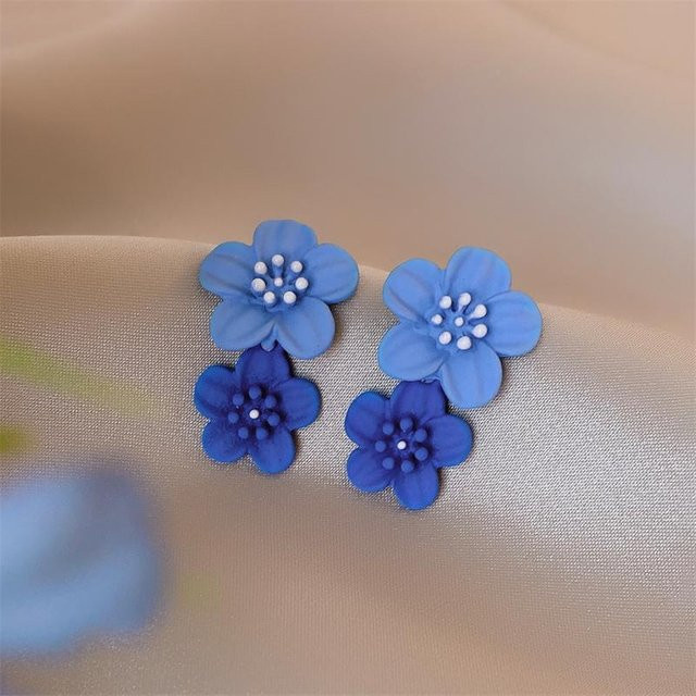 Lucky Star Jewelry Ohrringe, Blau, Zinklegierung, Damen, Böhmen - Bild 1