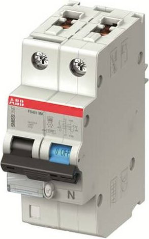 ABB RCBO FI-Schutzschalter 2polig weiß 2CCL562010E0064 - Bild 1