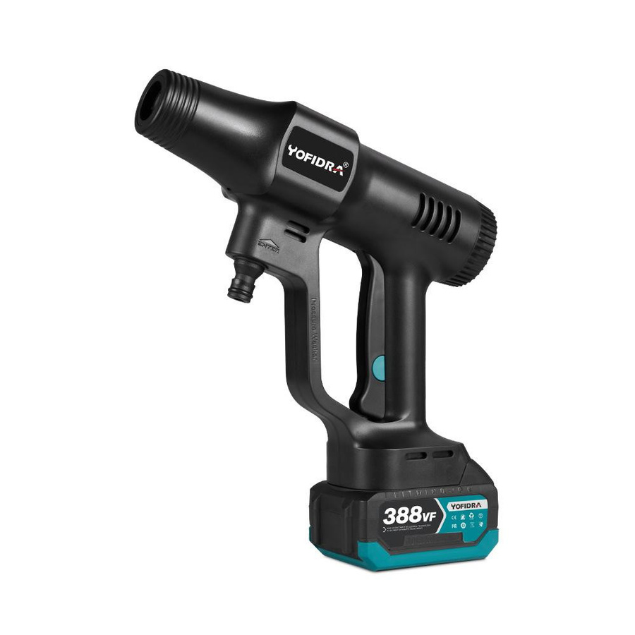 YOFIDRA 6in1 Bürstenloser Hochdruckreiniger mit 200 Bar und Akku für Makita 21V 18V Pin - Bild 5