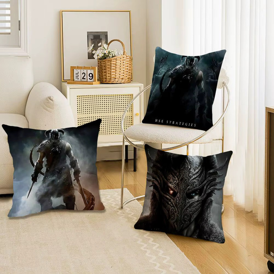 Kissenbezug The Elder Scrolls V: Skyrim Potdemiel Design für Sofa und Dekoration, 45 x 45 cm - Bild 6