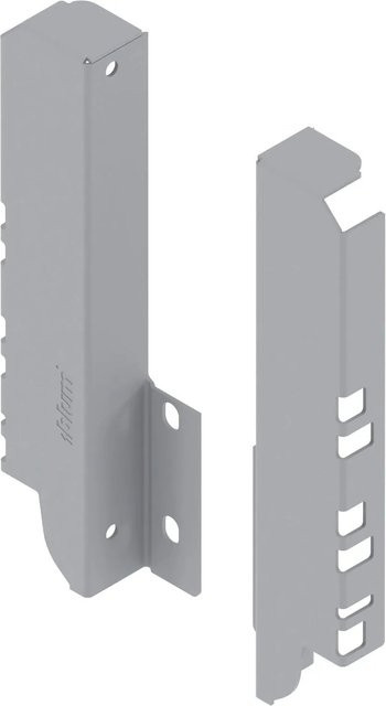 Blum Rückwandhalter Tandembox antaro Spüle Höhe C in Grau Ral 9006 - Bild 1