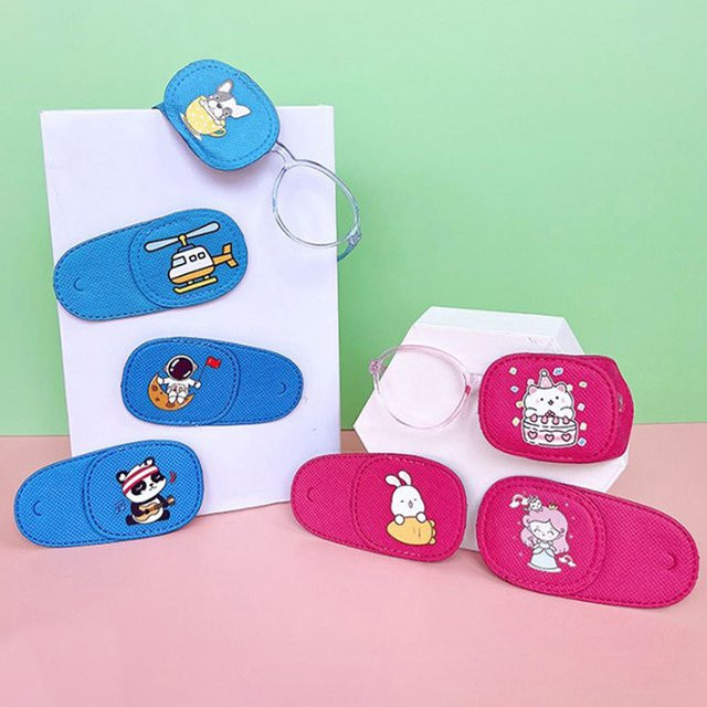 JETTING Augenklappe für Kinder, 6-teiliges Set zur Strabismus-Behandlung - Bild 1