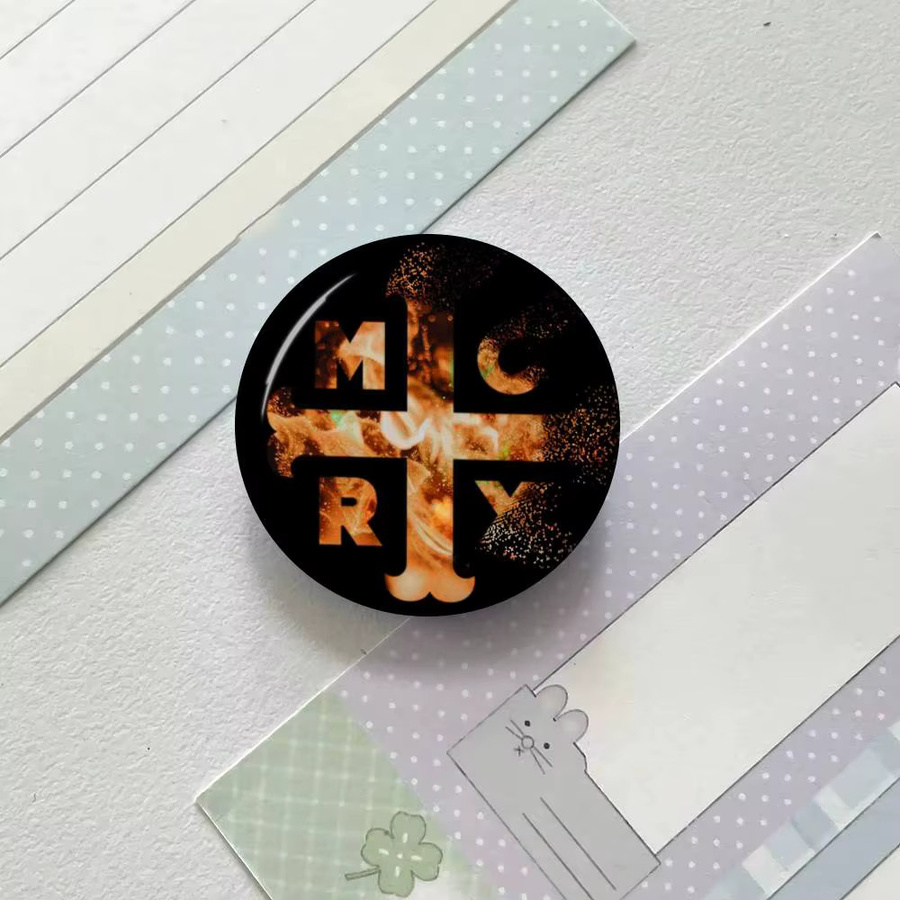 Kayou Blechbrosche, Gerard Way Figuren-Icon-Abzeichen, Unisex - Bild 5