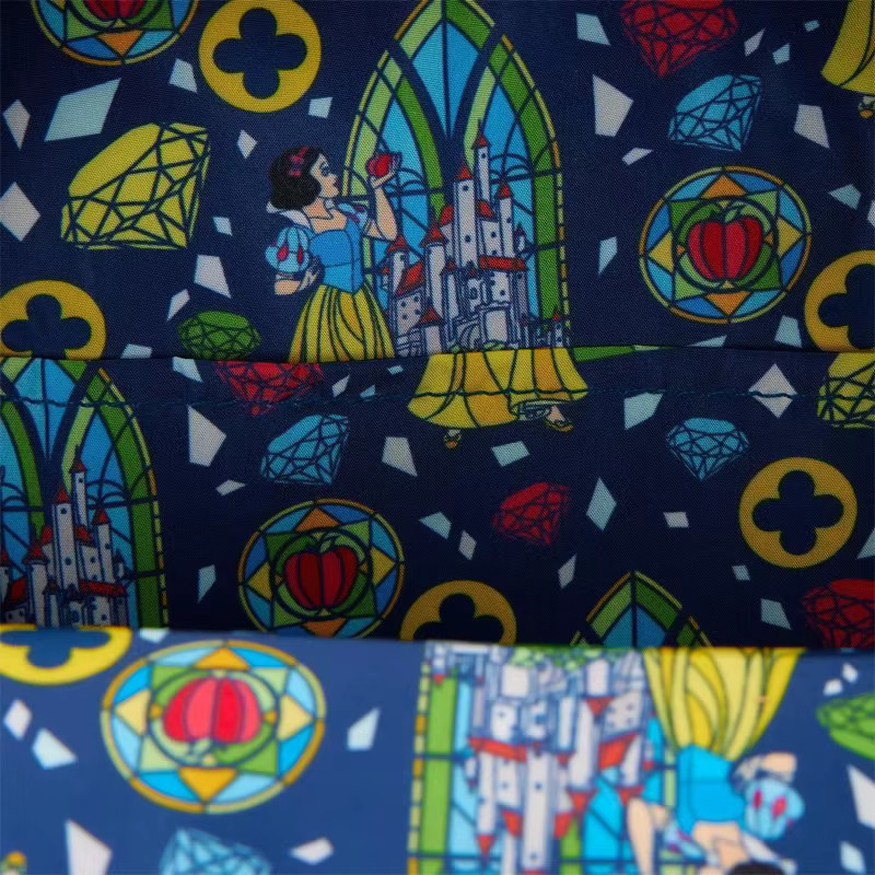 Loungefly Prinzessinnen-Buntglas-Kollektion Schneewittchen Rucksack-Geldbörse - Bild 3