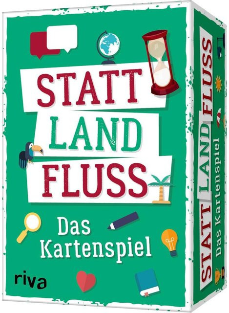 riva Verlag Statt Land Fluss, Kartenspiel, Familienspiel, ab 12 Jahre - Bild 1