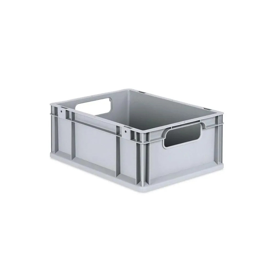 PROREGAL Eurobox Nextgen Economy Transportbox mit Griffen, Grau, H x B x T: 17 x 30 x 40 cm - Bild 2