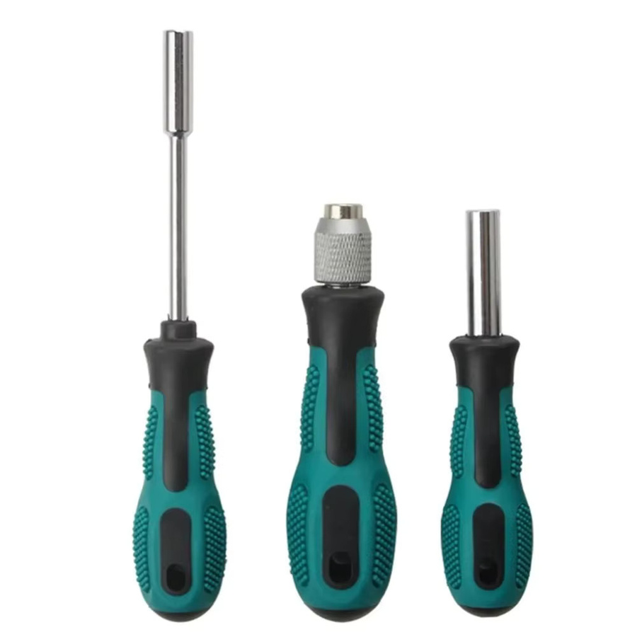 Vibratite 3er-Set Schraubendreher-Griff mit rutschfestem Design und 1/4 Zoll Hex-Schaft als Bit-Halter für Reparaturarbeiten - Bild 6