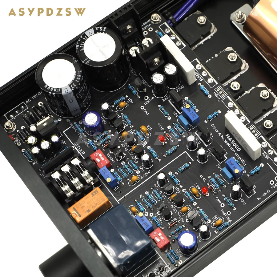 HA5K FET Pure Class A Kopfhörerverstärker von Audio-Technica in Silber auf Basis der HA5000 Amp-Schaltung - Bild 3