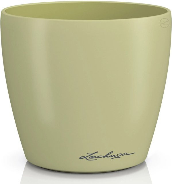 Lechuza Pflanzgefäß Classico Color Linde in Sandbraun, Schiefergrau oder Green, Durchmesser: 13 cm, Höhe: 12 cm - Bild 1