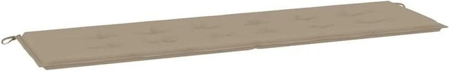 vidaXL Gartenbank-Auflage aus Oxford-Gewebe in Taupe, B: 180 cm, T: 50 cm, H: 4 cm - Bild 1