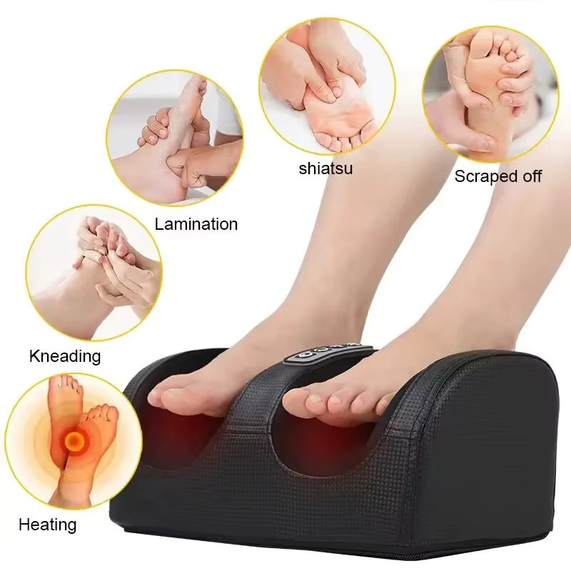 Monclique Infrarot-Fußmassagegerät mit Rolling Shiatsu und Vibration in Gold zur Muskelentspannung und Therapie - Bild 6