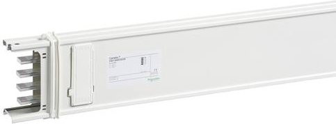 Schneider Electric KSC250ED4306 KSC gerades Element Schienenkasten mit 6 Abgängen, 250A, weiß - Bild 1