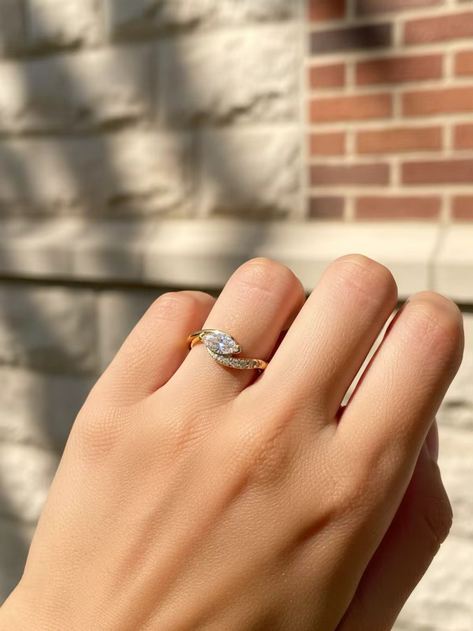 Ring 925 Silber, Zirkonia, Damen - Bild 2