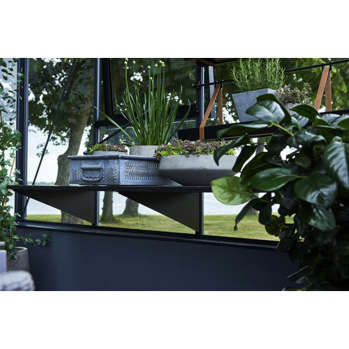 Juliana Regalhalter aus Aluminium, 3er-Set, Schwarz, Breite: 50 cm - Bild 4