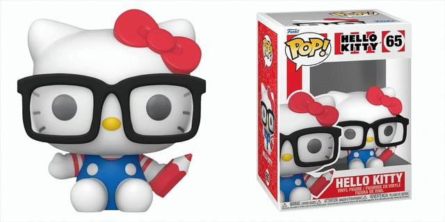Funko Hello Kitty Nerd Hello Kitty with Glasses, Einzelfigur - Bild 1