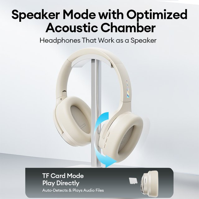 Lenovo LES-113 Kabellose Bluetooth 6.0 Gaming Headset Kopfhörer in Weiß mit HiFi-Sound - Bild 1