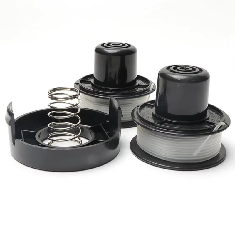 Shunmaii Spule und Kappe Combo für Black+Decker mit 6,1 m Trimmer Line und Feder in Schwarz - Bild 5