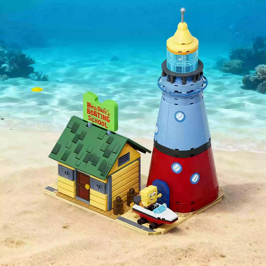 AREAX SpongeBob Bikini Bottom Driving School Plankton Chum Bucket, Bausteine, ab 14 Jahre - Bild 2