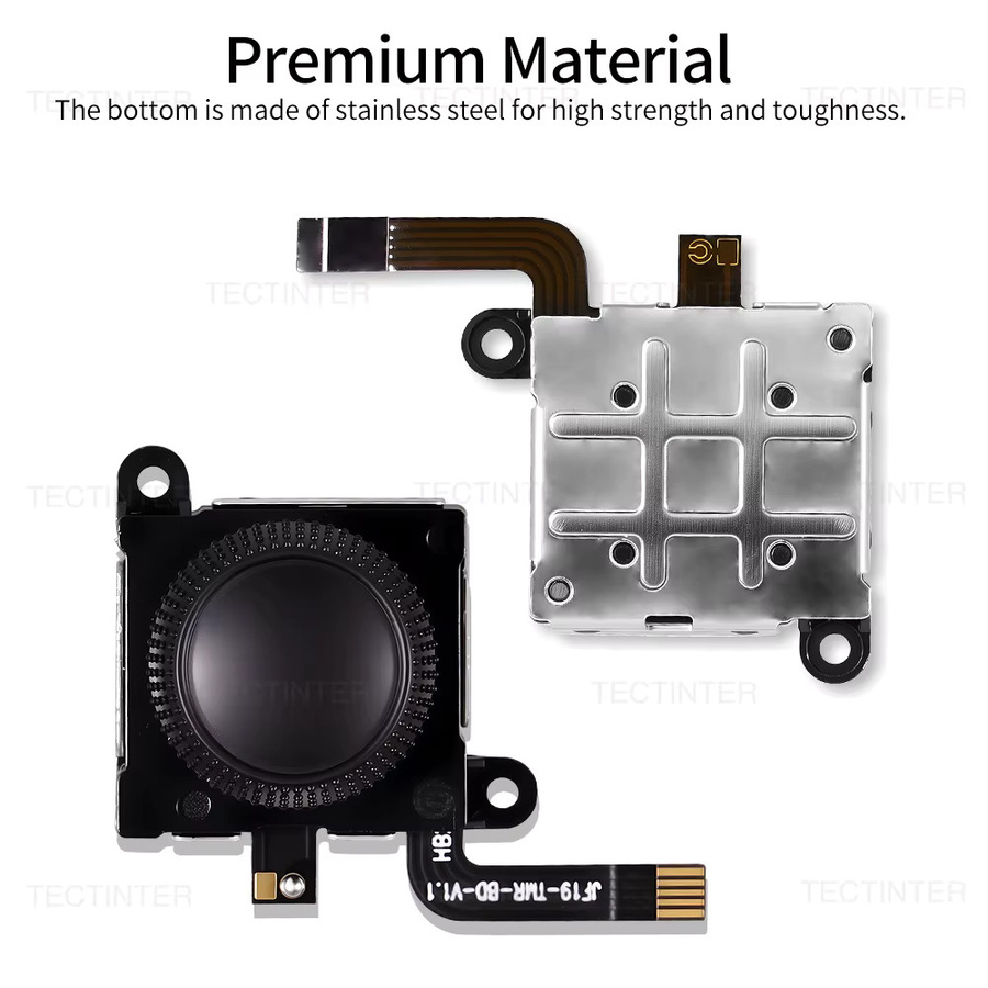 Hall-Effekt-Joystick Ersatzteil für Nintendo Switch, Lite und OLED in Schwarz als 3D Analog-Controller Daumenstick zur Reparatur - Bild 6