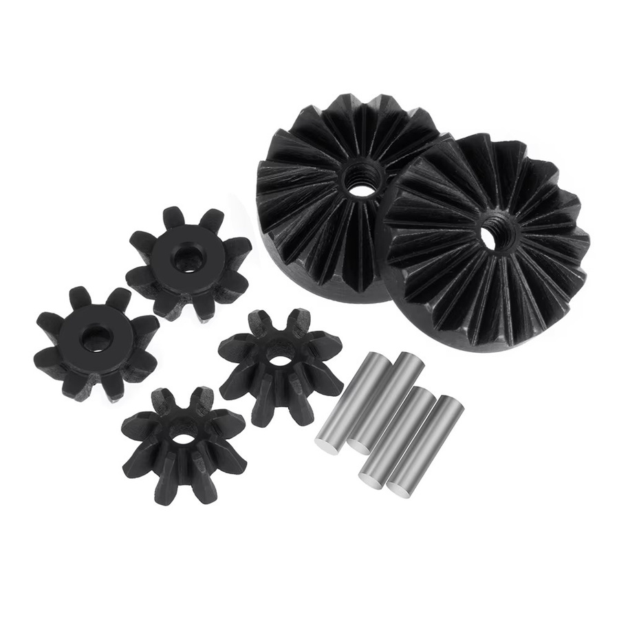 TRINOOD Differentialgetriebesatz, Metall, Schwarz, 1:18 - Bild 4