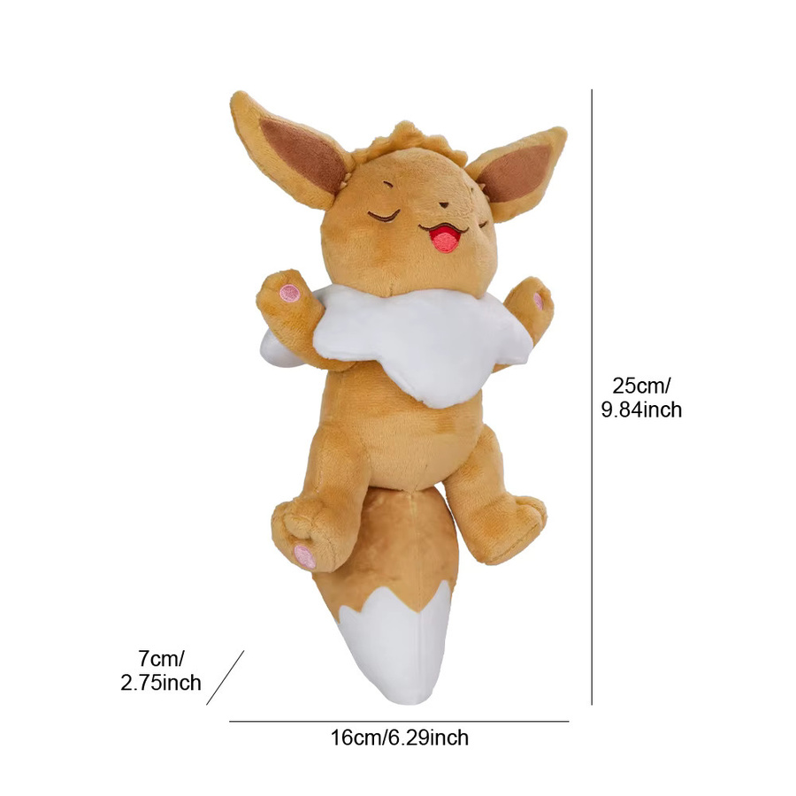 DUODUOBAO Pokémon Pikachu Pichu Eevee Plüschtier, 10 Zoll - Bild 2