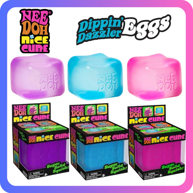 Needoh Nice Cube, Sensorischer Stressabbau-Würfel, Fidget-Tool - Bild 1