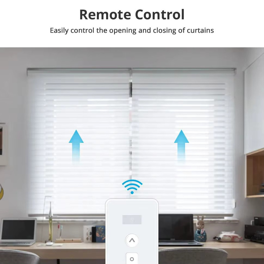 Zemismart Zigbee 2N Smart Rollo-Motor für 38-mm-Röhren, kompatibel mit Tuya Smart Life App, Alexa und Google Home - Bild 4